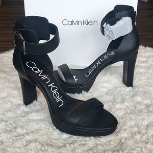 Calvin Klein Ankle Strap Sandal/Heel NWT